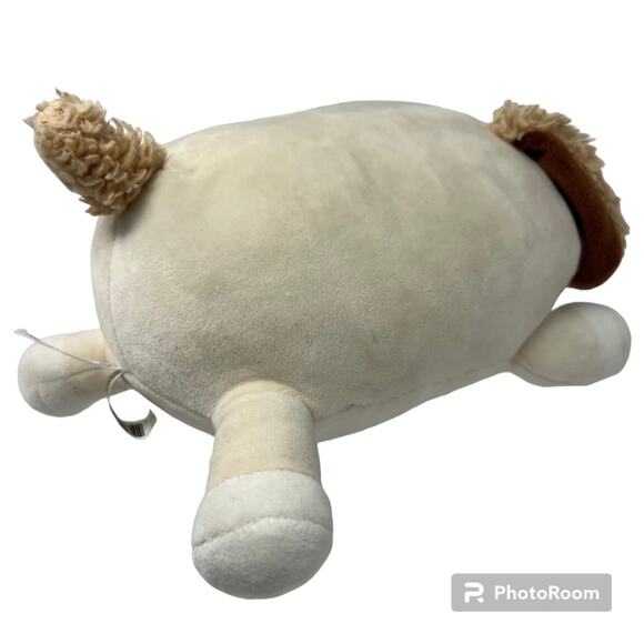 Squishmallow HugMees Harrison The Dog Kelly Toy Brown White Original - Picture 4 of 8